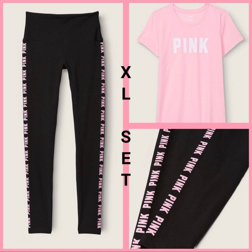 NWT VS PINK DAISY SET